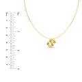 Puffy Bubble Initial ‘S’ Necklace
