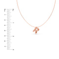 Puffy Bubble Initial ‘R’ Necklace