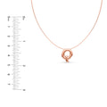 Puffy Bubble Initial ‘Q’ Necklace