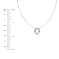 Puffy Bubble Initial ‘O’ Necklace