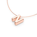 Puffy Bubble Initial ‘N’ Necklace