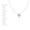 Puffy Bubble Initial ‘N’ Necklace