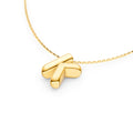 Puffy Bubble Initial ‘K’ Necklace