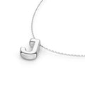 Puffy Bubble Initial ‘J’ Necklace