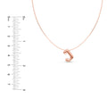 Puffy Bubble Initial ‘J’ Necklace
