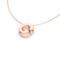 Puffy Bubble Initial ‘G’ Necklace