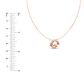 Puffy Bubble Initial ‘G’ Necklace