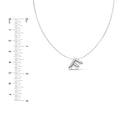 Puffy Bubble Initial ‘F’ Necklace