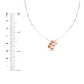 Puffy Bubble Initial ‘E’ Necklace