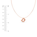 Puffy Bubble Initial ‘D’ Necklace