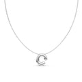 Puffy Bubble Initial ‘C Necklace