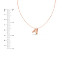Puffy Bubble Initial ‘A’ Necklace