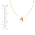 Puffy Bubble Initial ‘A’ Necklace