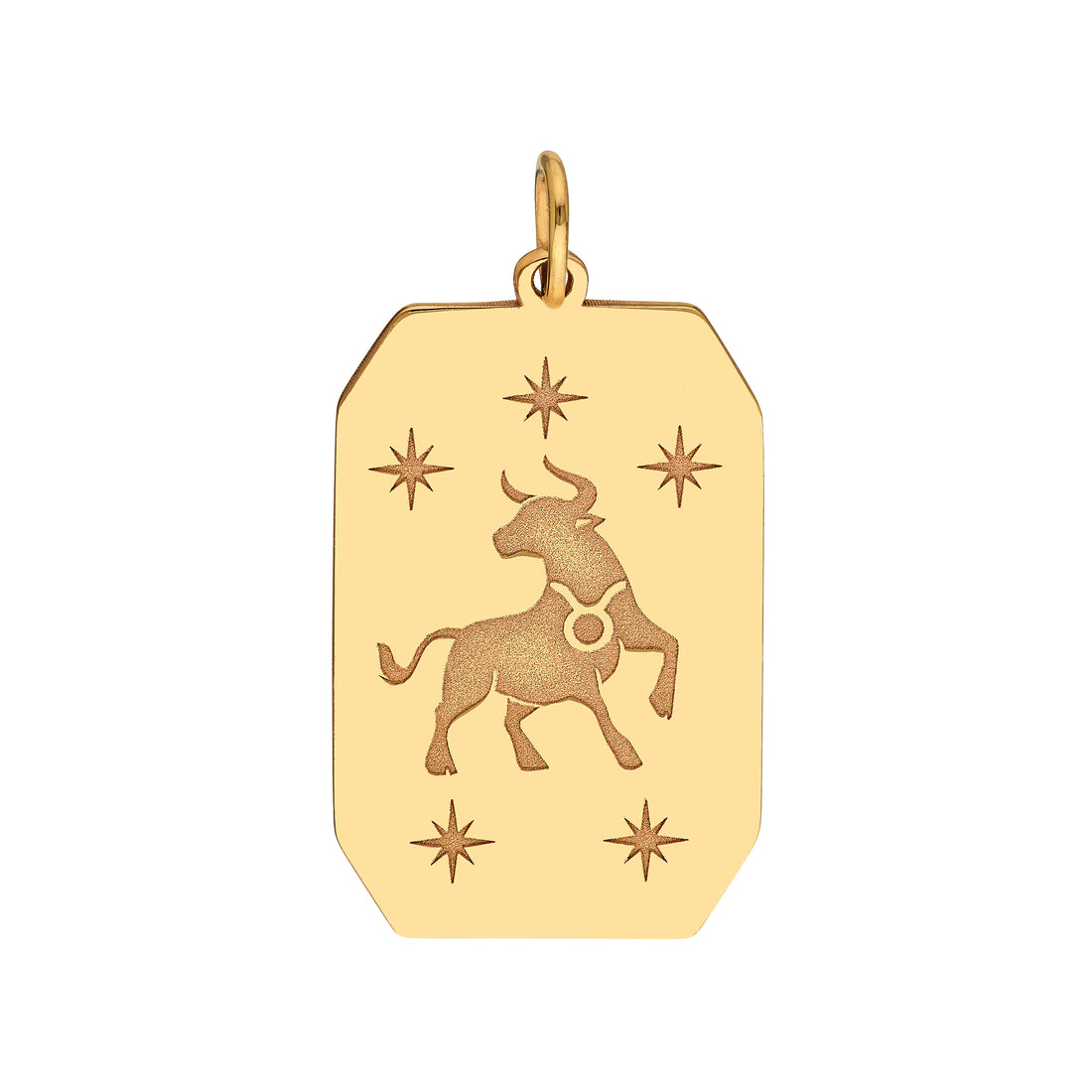 Taurus Engraved Pendant
