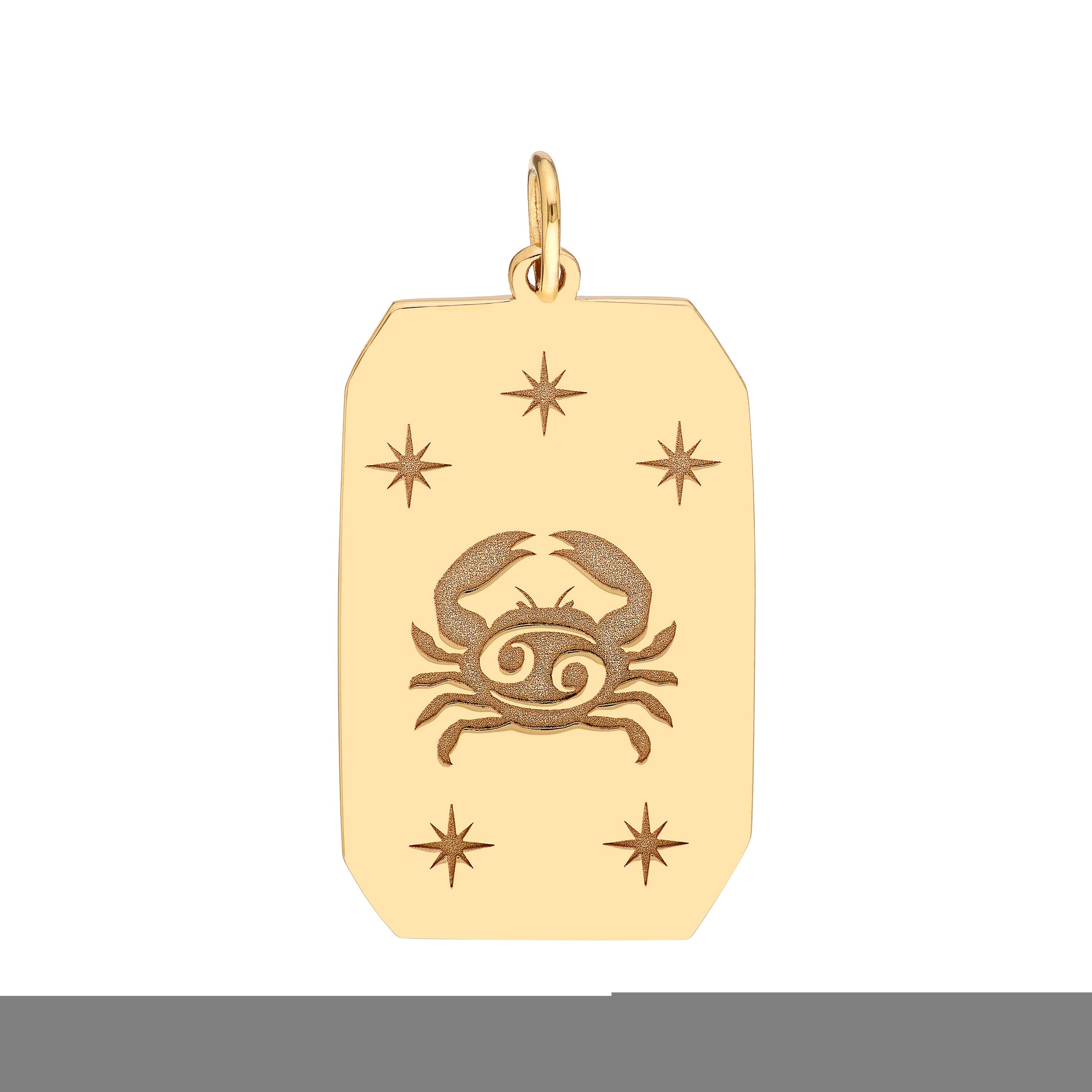Cancer Engraved Pendant