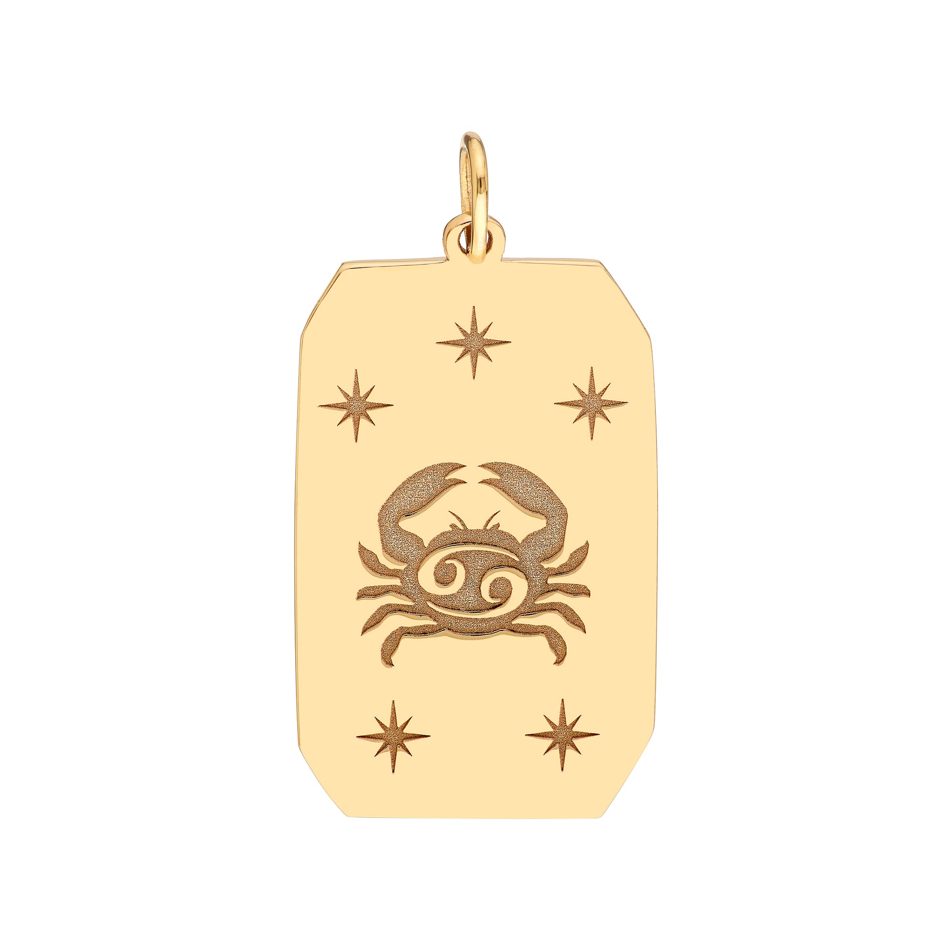 Cancer Engraved Pendant