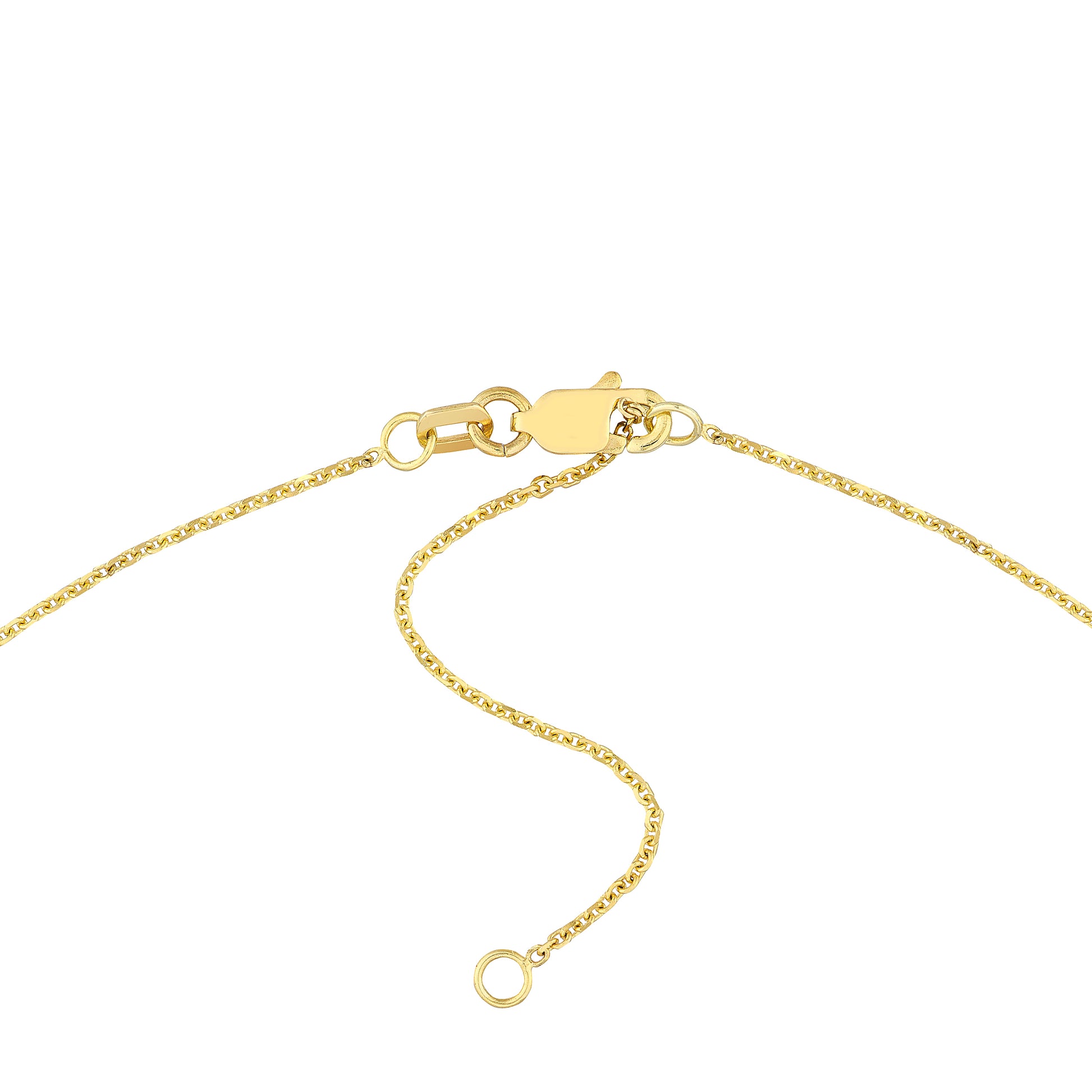 5mm Bubble Font Nameplate Necklace