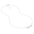 7mm Bubble Font Nameplate Necklace