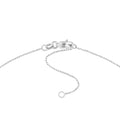 Script K Diamond Bezel Necklace
