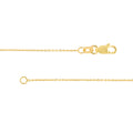 Script M with Diamond Bezel Necklace