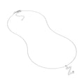 Script Z with Diamond Bezel Necklace