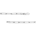 Gothic Nameplate Paper Clip Necklace w/Diamond