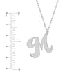 Cursive Tilted Initial Necklace