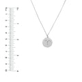 Aries Organic Disc Pendant Necklace