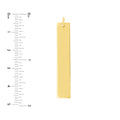 X-Long Vertical Bar Engravable Charm