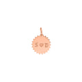Jagged Circle Engravable Charm