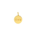 Jagged Circle Engravable Charm
