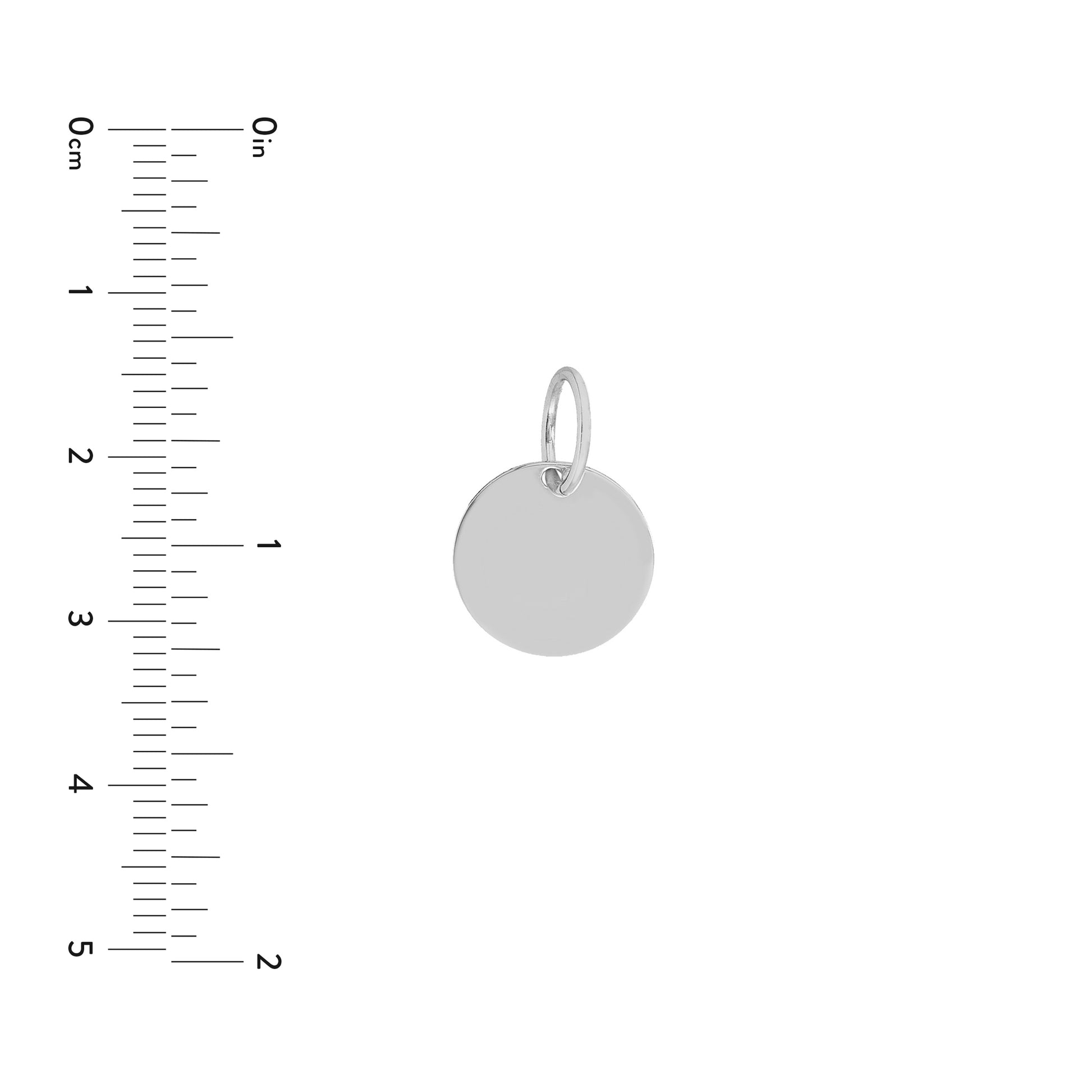 Small Disk Engravable Charm