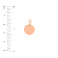 Small Disk Engravable Charm