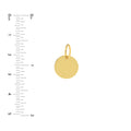 Small Disk Engravable Charm