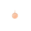 Organic Disk Engravable Charm