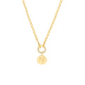 Organic Disk Engravable Charm