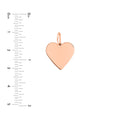 Heart Engravable Charm