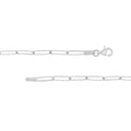 Gothic Nameplate Paper Clip Necklace