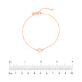 Slanted Gothic Initial Bracelet