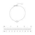 Slanted Gothic Initial Bracelet