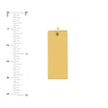 Large Rectangular Engravable Charm