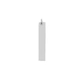 Long Vertical Bar Engravable Charm