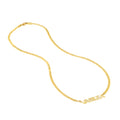 Block Nameplate Curb Chain Necklace
