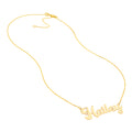 5mm Cursive Nameplate Necklace