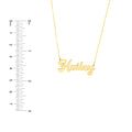 5mm Cursive Nameplate Necklace