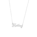 5mm Cursive Nameplate Necklace