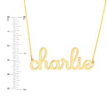 7mm Doodle Nameplate Necklace
