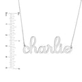7mm Doodle Nameplate Necklace