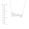 7mm Cursive Nameplate Necklace