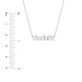 5mm Gothic Nameplate Necklace